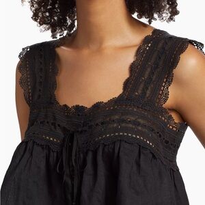 Doen Vera Lace-Trimmed Sleeveless Top